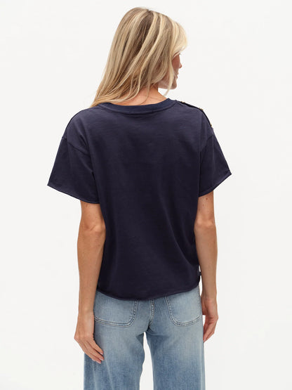 Erin Tee Navy - Six Fifty Clothing