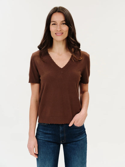 Gemma Sweater Pecan - Six Fifty Clothing