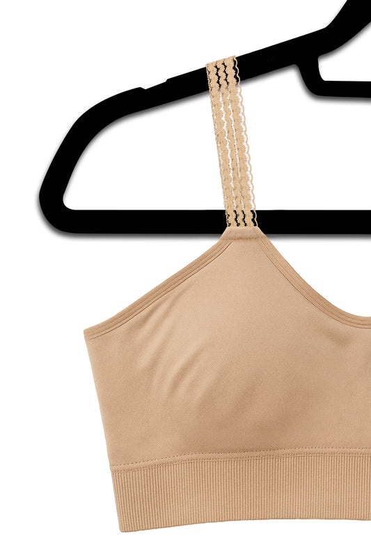 Nude Bra Liquid Gold Strap - Strap-Its