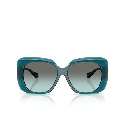 Medusa Square Sunglasses Transparent Blue - Versace