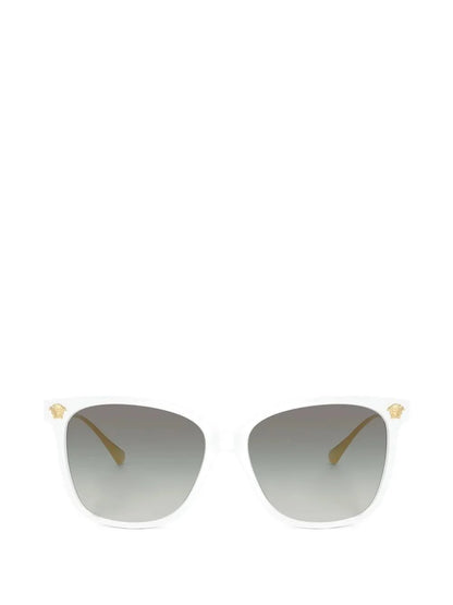 Medusa Square Sunglasses White - Versace