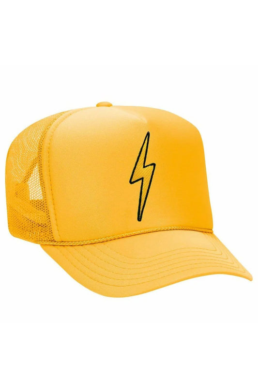Vintage Bolt Trucker Hat Gold - Aviator Nation