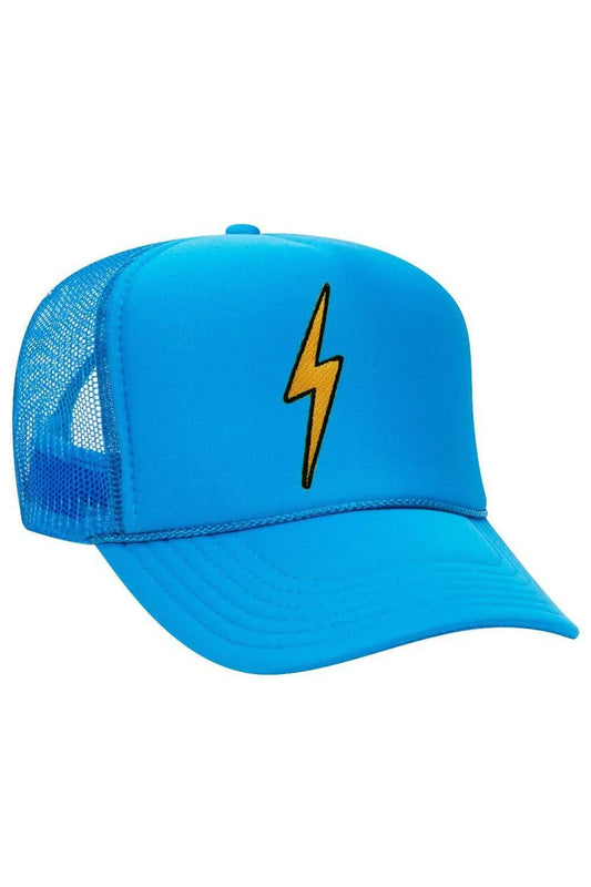 Vintage Bolt Trucker Hat Neon Blue - Aviator Nation