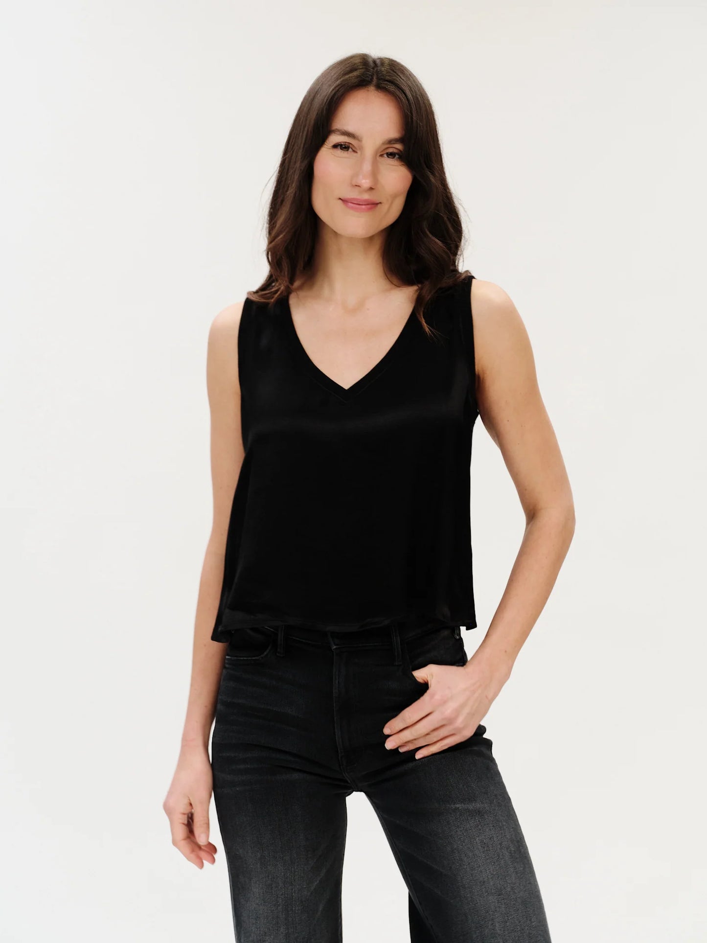 Rossa Tank Black - Six Fifty Clothing