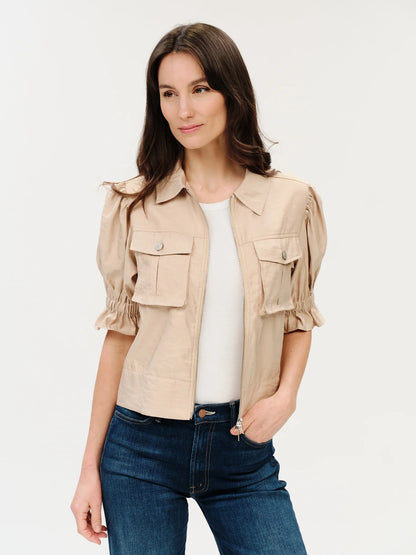 Christine Jacket Khaki - Six Fifty Clothing