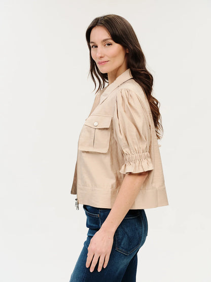 Christine Jacket Khaki - Six Fifty Clothing