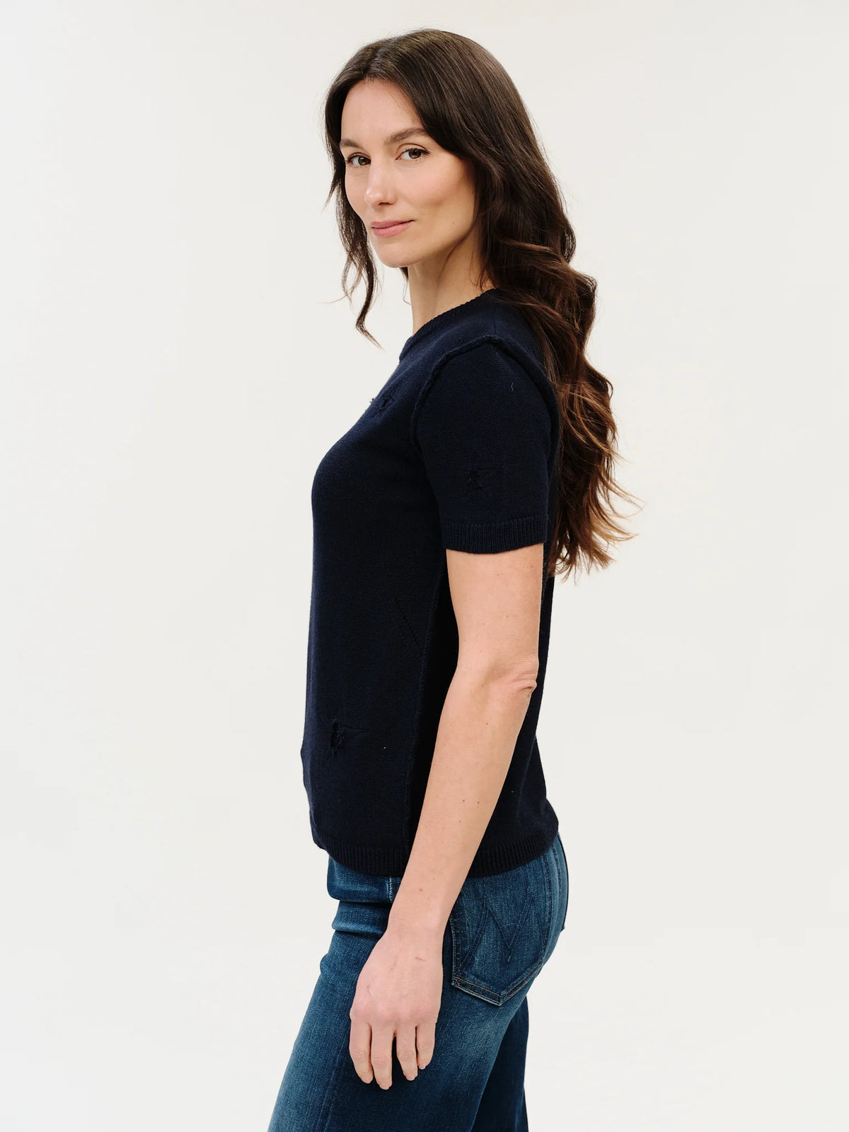 Noor Sweater Navy - Six Fifty Clothing