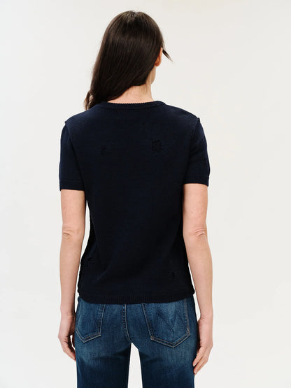 Noor Sweater Navy - Six Fifty Clothing