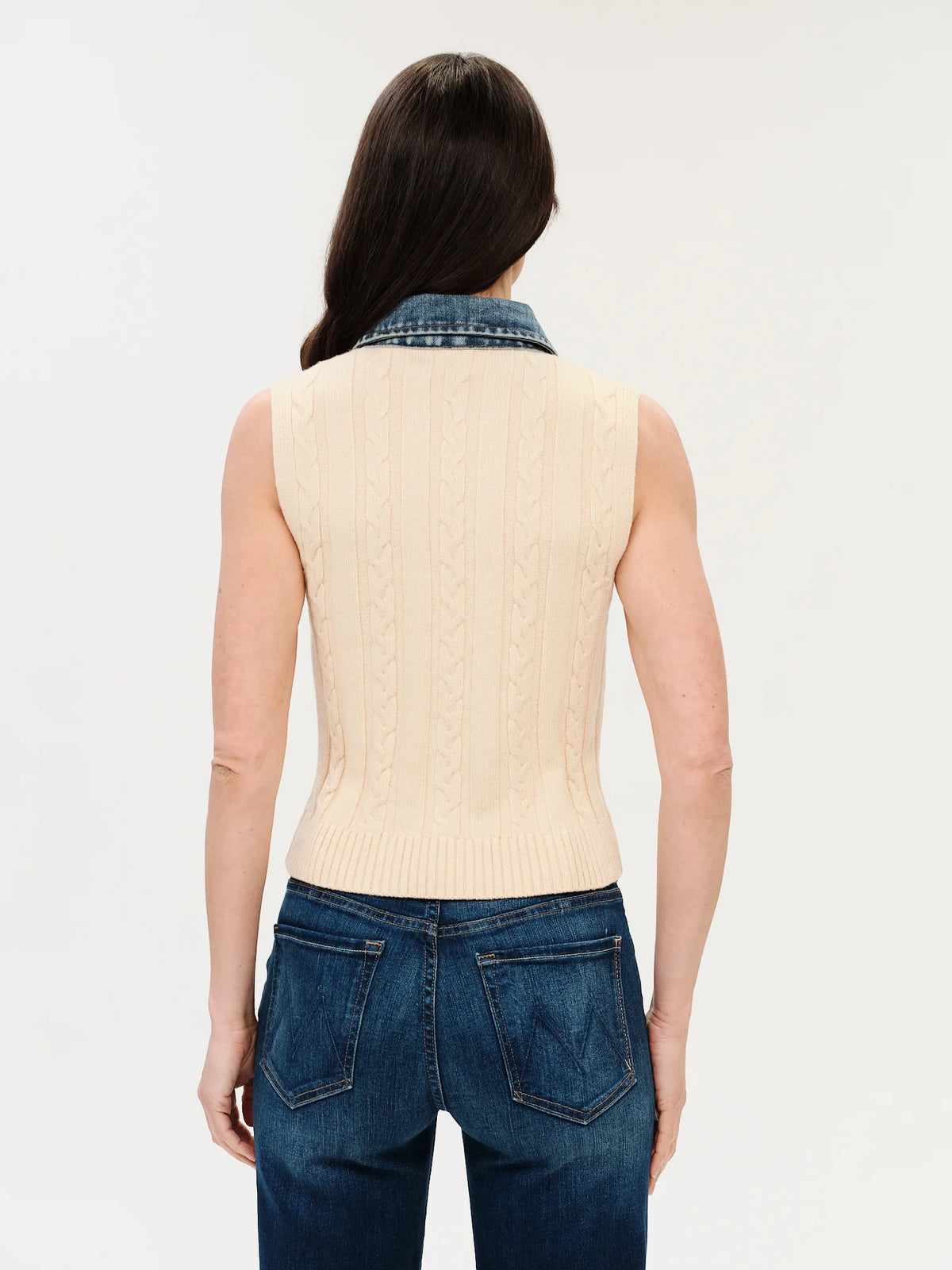 Monica Vest Off White - Six Fifty Clothing