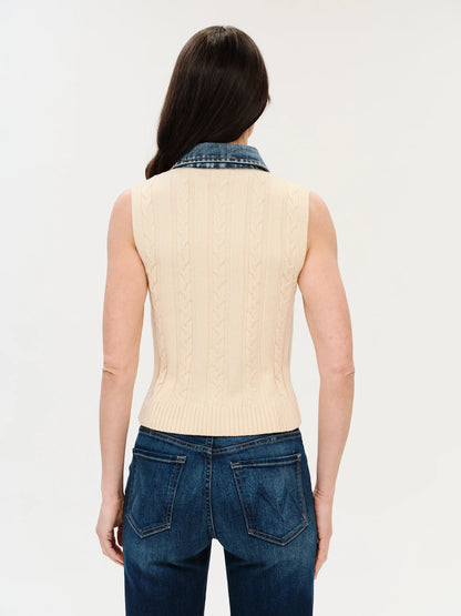 Monica Vest Off White - Six Fifty Clothing
