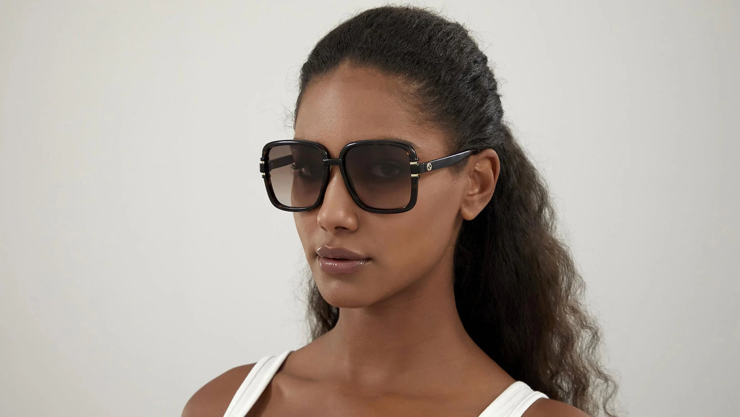 Gucci Injection Sunglasses Havana Brown