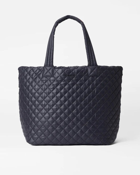 MZ Wallace - Large Metro Tote Deluxe Black Rec