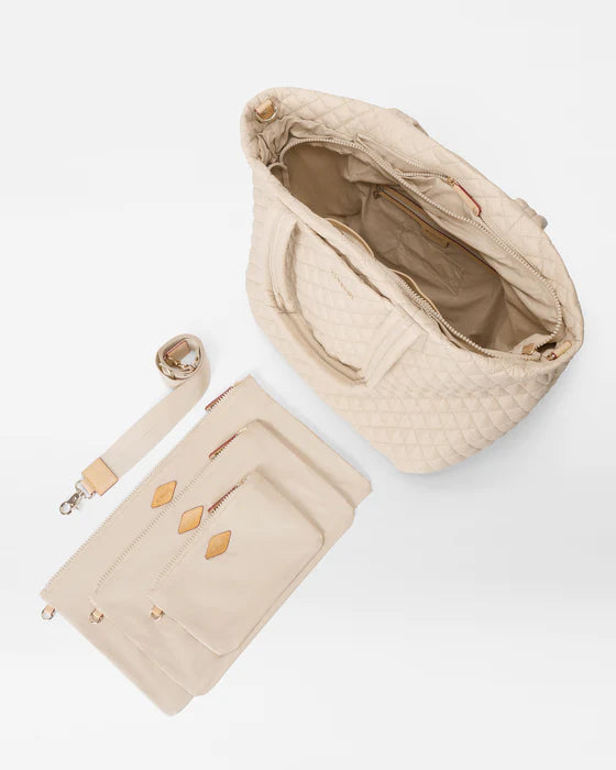 MZ Wallace Large Metro Tote Deluxe Buff
