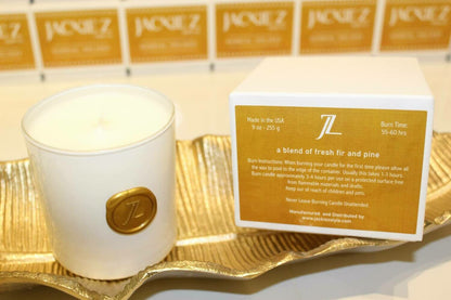 Soy Coconut Mix Candle With Italian Cotton Wick - Jackie Z Style Co.