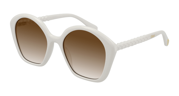 Chloé Ivory Cat-Eye Sunglasses with Case Chloe CH0260S Sunglasses main image 3