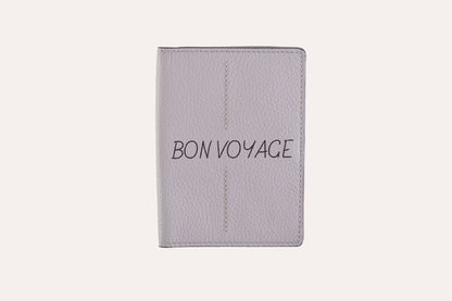 Leather Bonjour Passport Sleeve - Kiko