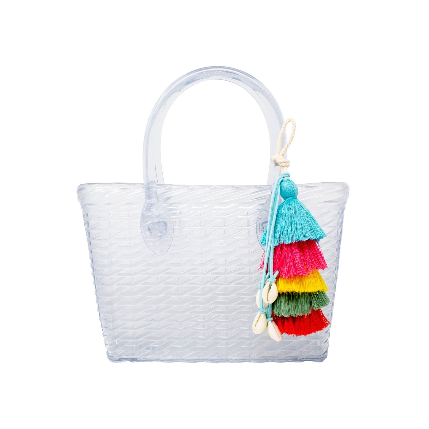Jelly Weave Tote Bag Clear - Tiny Treats