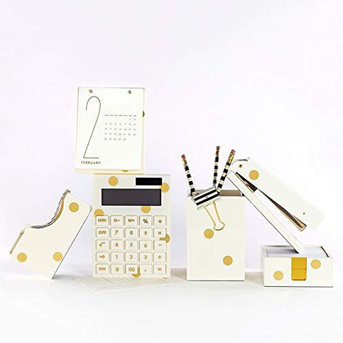 Kate Spade Acrylic Stapler Gold Dot Jackie Z Style Co.