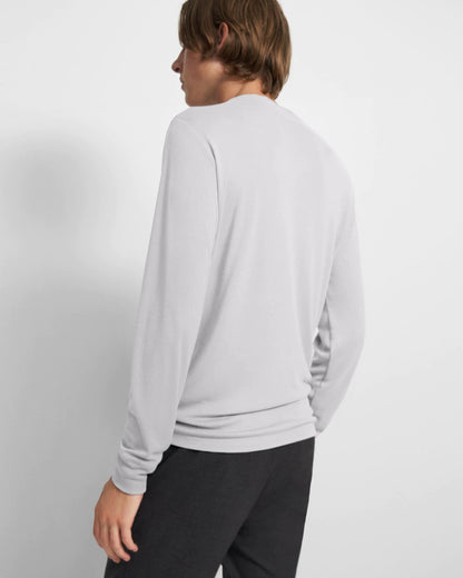 Essential Long-Sleeve Tee in Anemone Modal Jersey - Theory