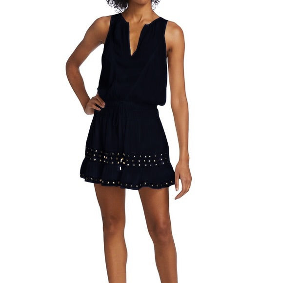 Ramy Brook - Maya Tiered Mini Dress Black – Jackie Z Style Co.