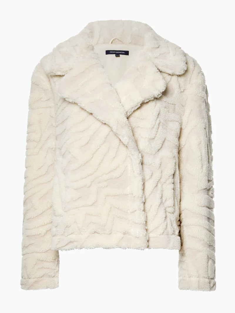 Bobby Borg Cropped Jacket Classic Cream - French Connection