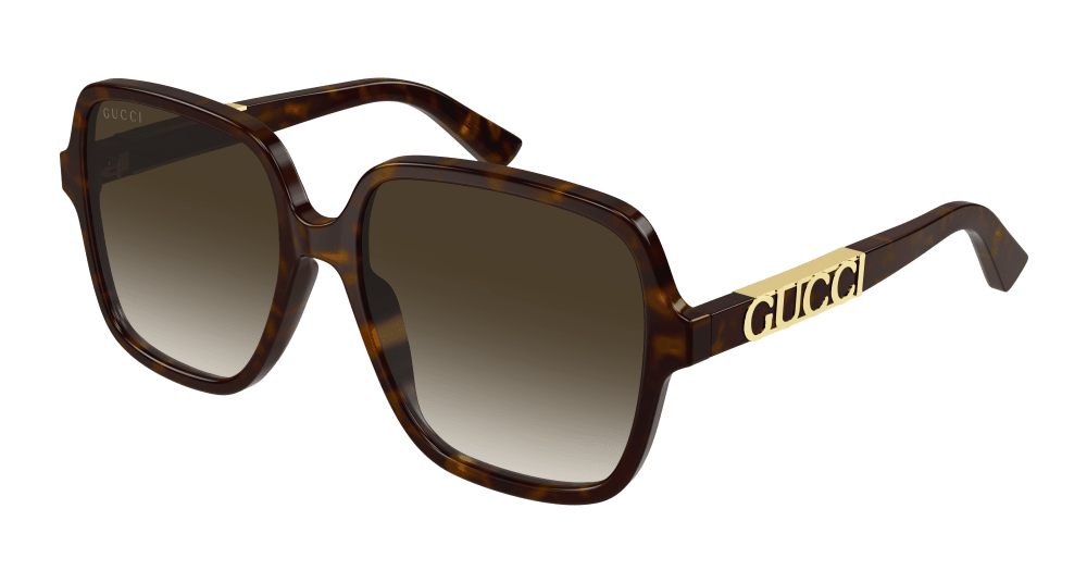 Women's Havana Brown Sunglasses - Gucci