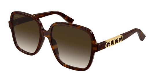 Women's Havana Brown Sunglasses - Gucci