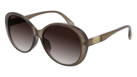 Gucci Brown Gradient Nylon Sunglasses