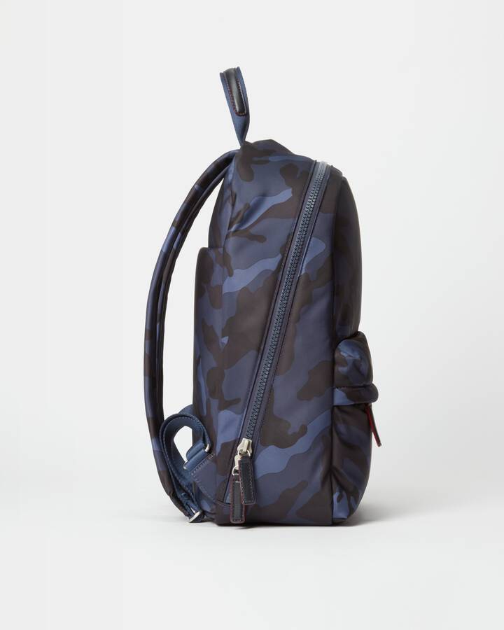 Bleecker Backpack Dark Blue Camo - MZ Wallace