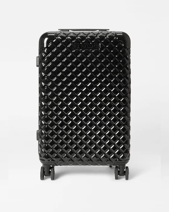 Carry On Suitcase Black Lacquer - MZ Wallace