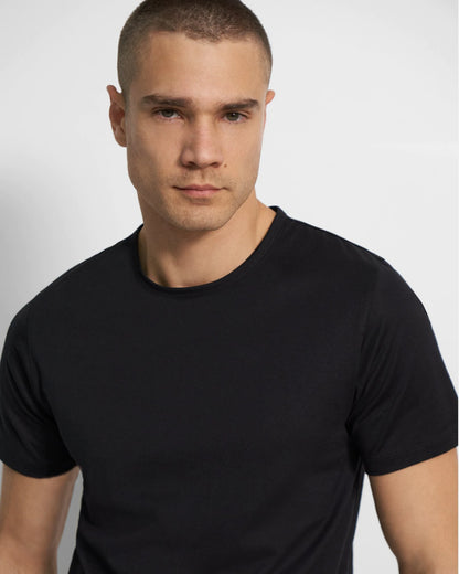 Theory - Luxe Cot Precise Tee In Black