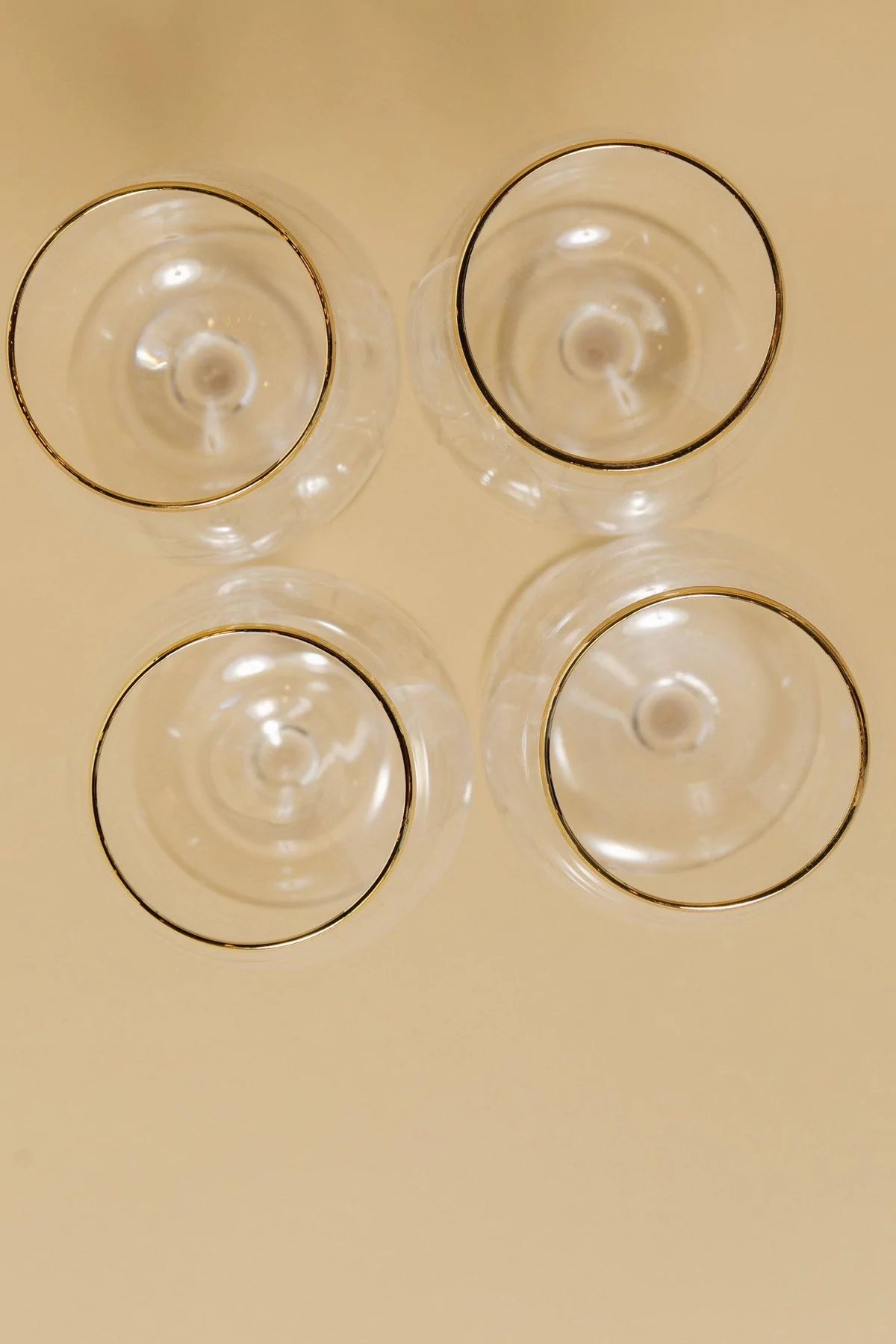 Gold Rim Wine Glass - Set of 4 - Rachel Parcell