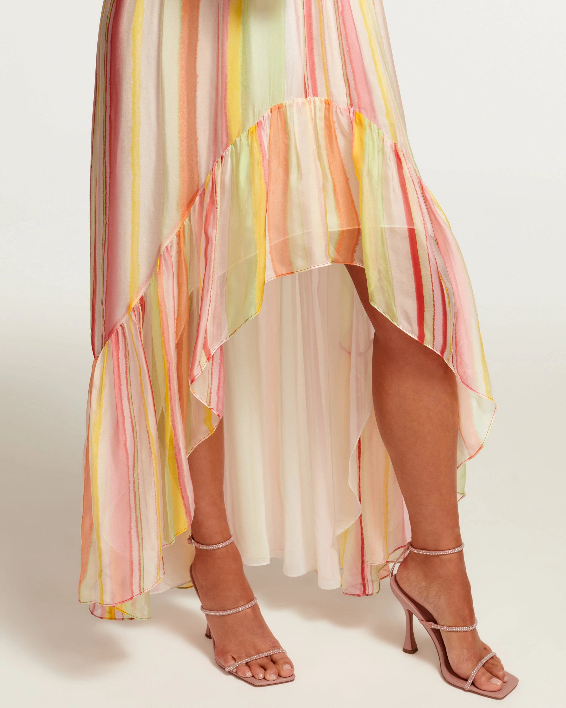 Ramy Brook Printed Trudy High-Low Maxi Dress