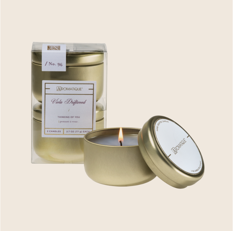 Thinking Of You Candles Viola Driftwood - Aromatique