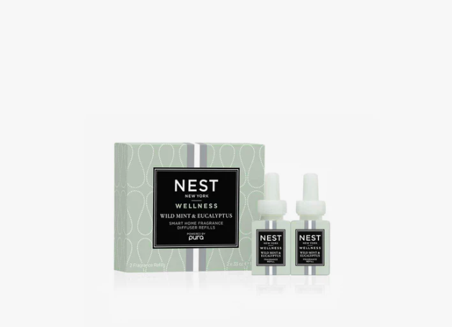 Wild Mint & Eucalyptus Refill Duo for Pura Smart Home Fragrance Diffuser - Nest