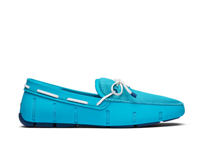 Swims Braided Lace Loafer Cerulean 