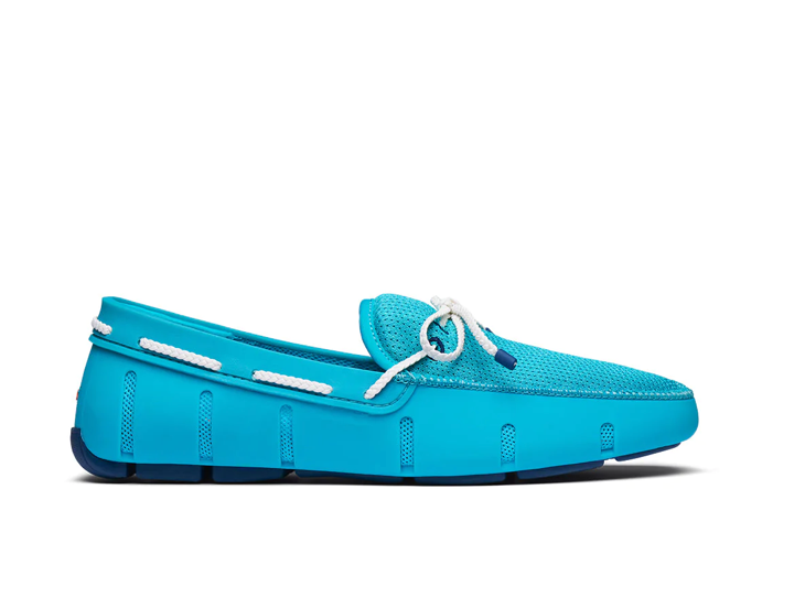 SWIMS Braided Lace Loafer Cerulean Jackie Z Style Co