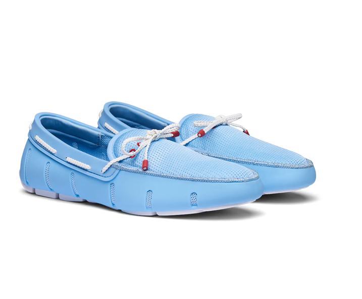 Swims Braided Lace Loafer Spray Blue 