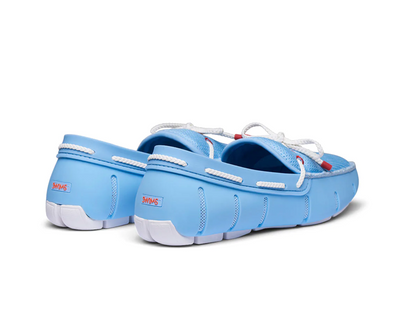 Swims Braided Lace Loafer Spray Blue 