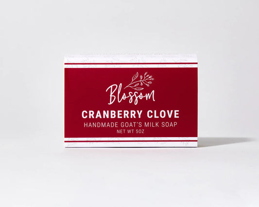Blossom Cranberry Clove 5 oz. Goat's Milk Soap