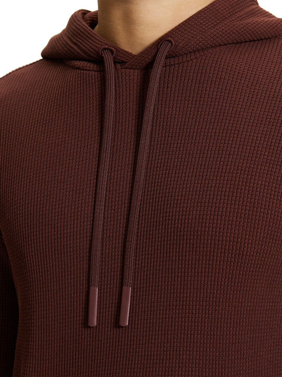 Mattis Studio Waffle-Knit Cotton Hoodie - Theory