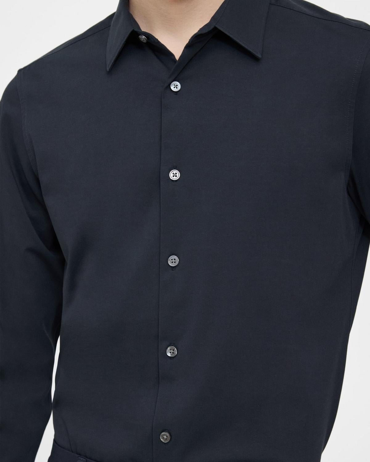Theory - Sylvain Structure Knit Tailored Shirt