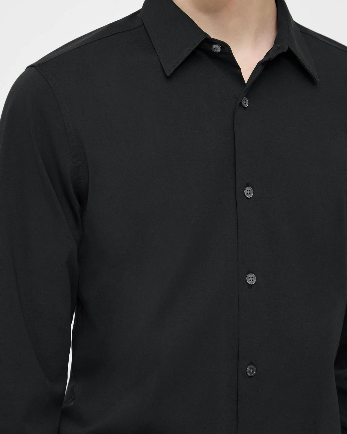 Theory - Sylvain Structure Knit Tailored Shirt