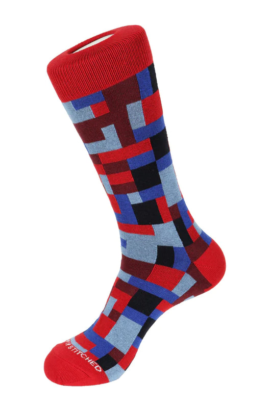 Basic Blocks Socks - Unsimply Stitched