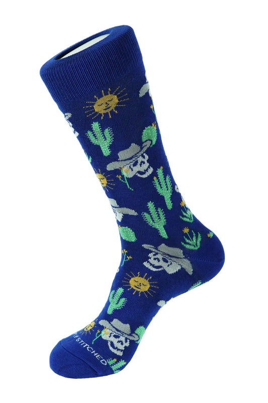 Desert Skull Socks - Unsimply Stitched