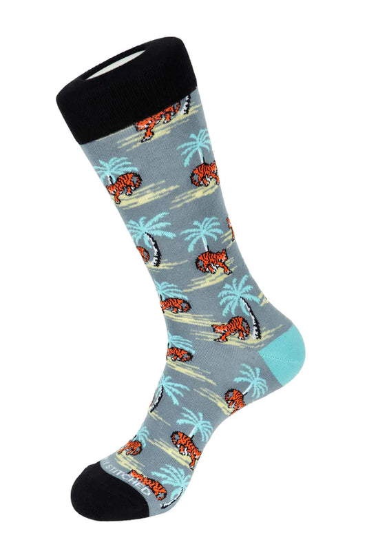 Island Tiger Socks - Unsimply Stitched