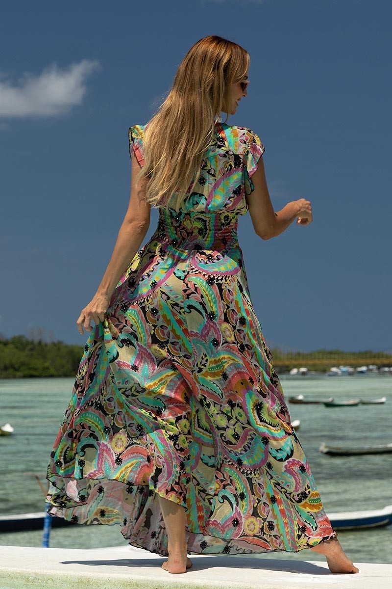 Miss June - Absinthe Dress Multi