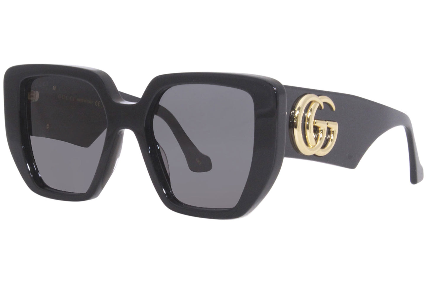 Gucci Acetate Sunglasses Black Grey 