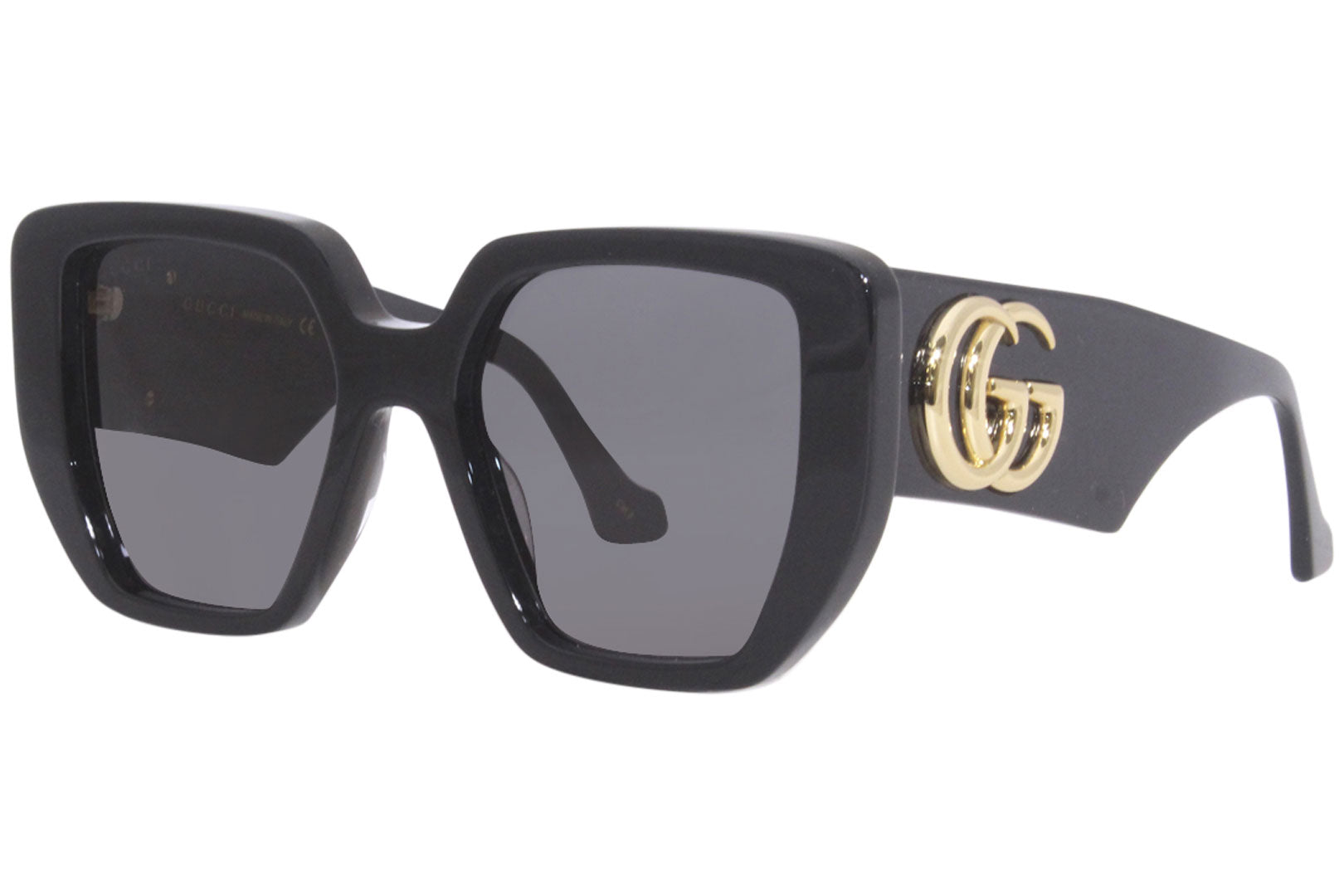 Gucci Acetate Sunglasses Black Grey 