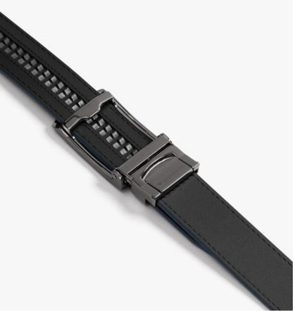 Classic Navy Strap With Gunmetal Buckle - Slide Belts